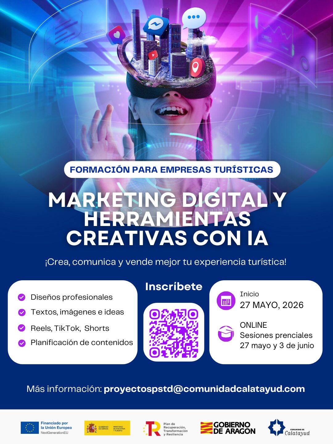 La Comarca de Calatayud lanza una formación en marketing digital e inteligencia artificial para el sector turístico