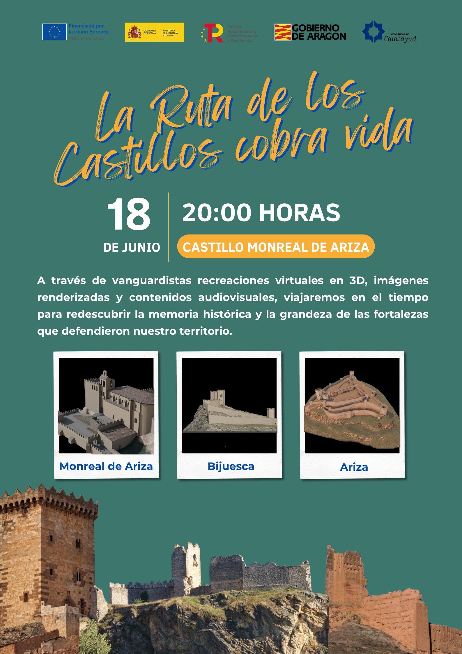 La Comarca de Calatayud presenta su nueva Ruta de los Castillos en un evento presencial único