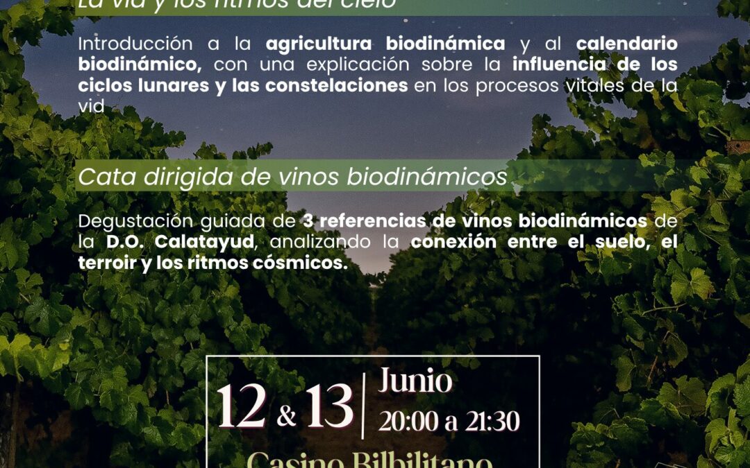 Jornadas de Vino Biodinámico: Disfruta de una cata de vino biodinámico y conexión con el cosmos